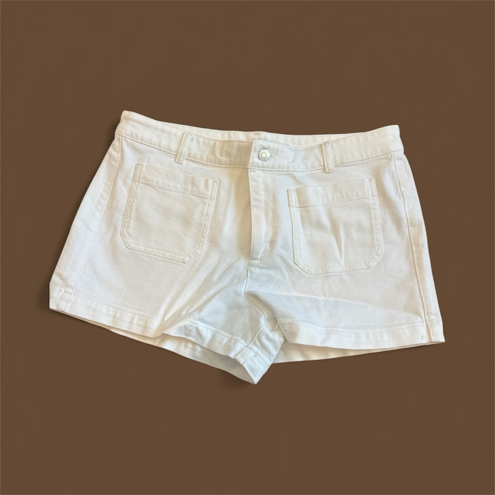 J. Crew White Jean Shorts